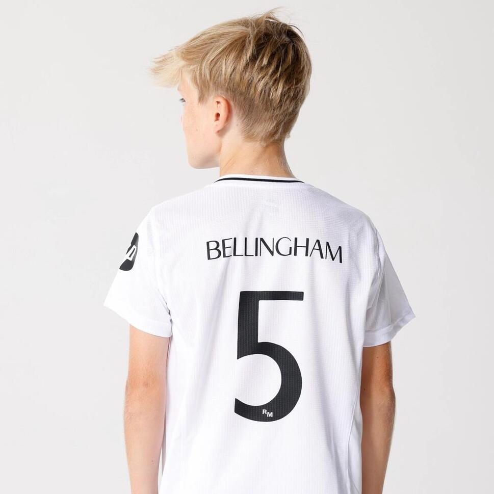 Strój piłkarski domowy dla dzieci Real Madrid Home 24/25 - Bellingham