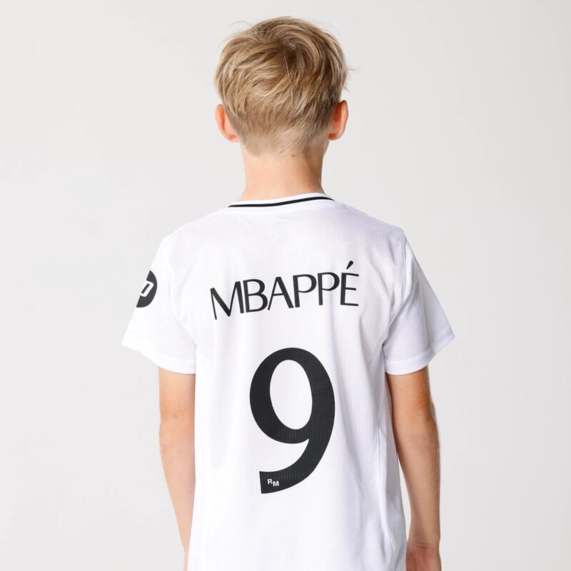 Kit de football Real Madrid domicile  2024/2025 enfant - Mbappé