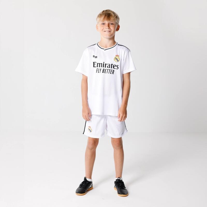 Kit de football Real Madrid domicile  2024/2025 enfant - Mbappé