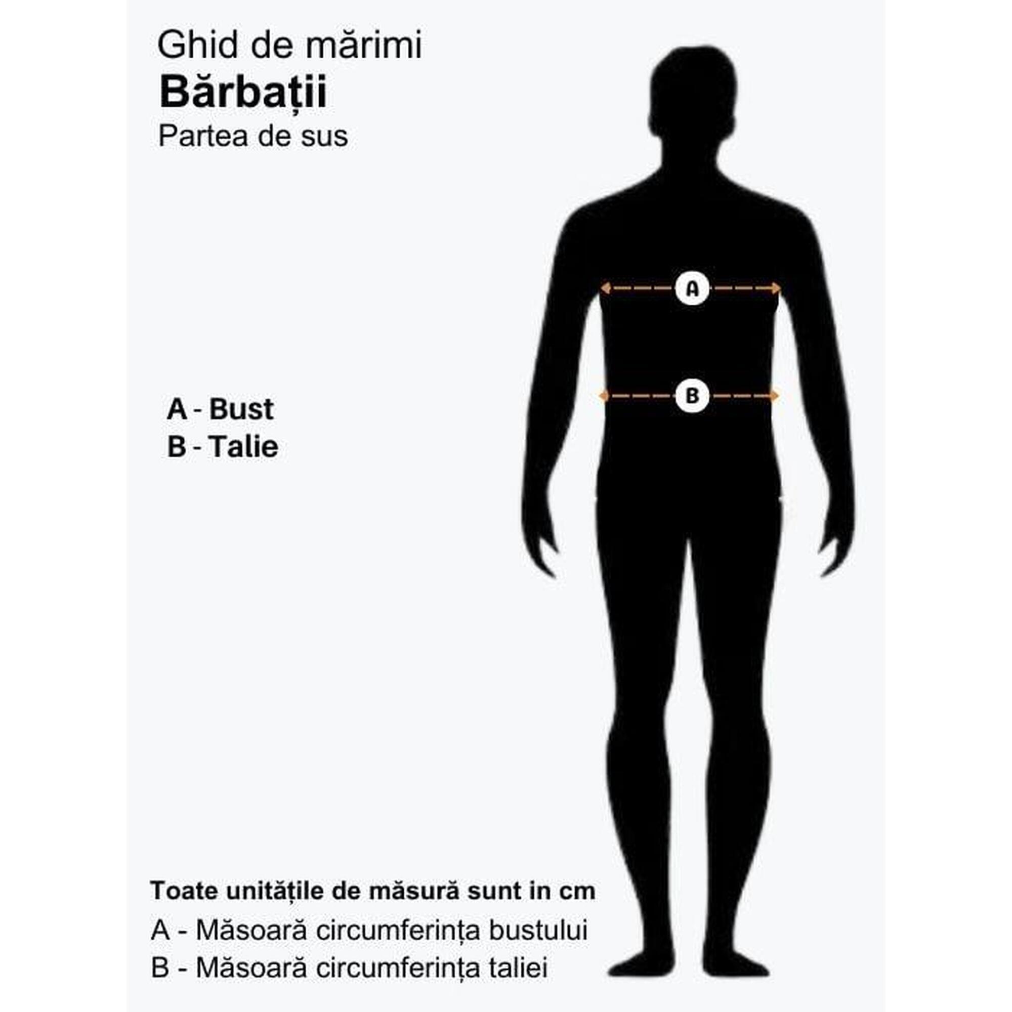 Hanorac barbati cu maneca lunga si imprimeu cu logo bleumarin