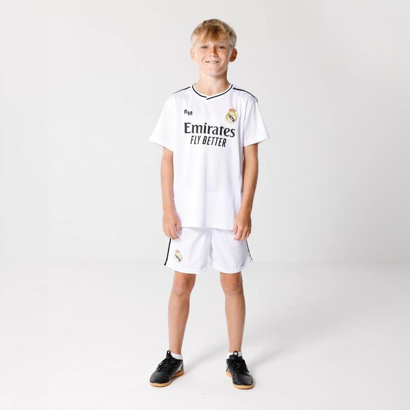 Kit de football Real Madrid domicilie 24/25 enfants - Mbappé