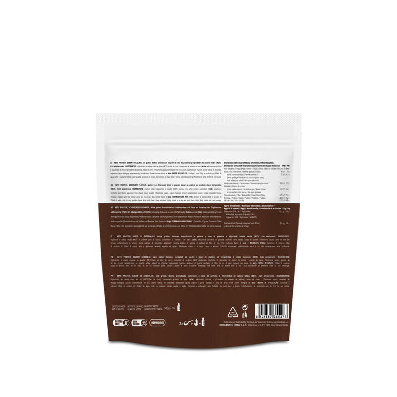 Pudra proteica - Keto Protein - ciocolata - 500gr