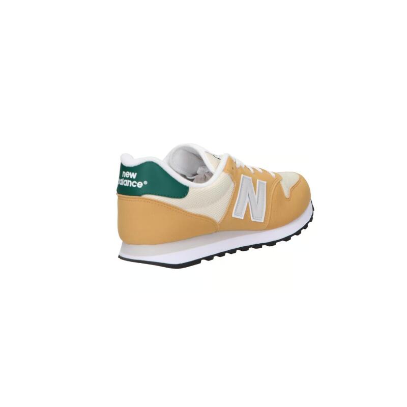 Zapatillas Casual Urbanas Hombre New Balance 500 Beige Camel Amarillo