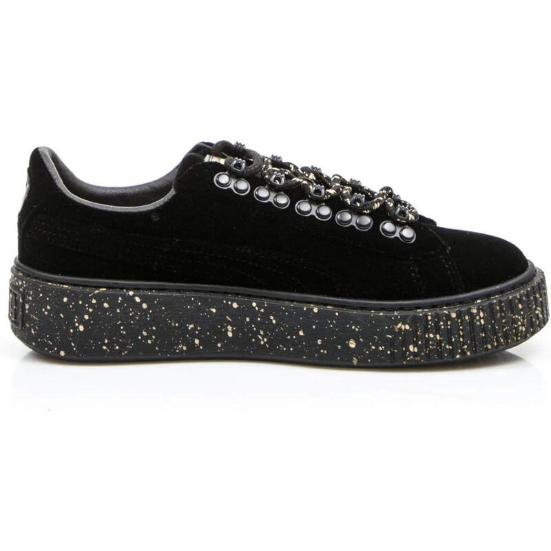 Buty damskie Puma Basket Platform Velvet sneakersy sportowe