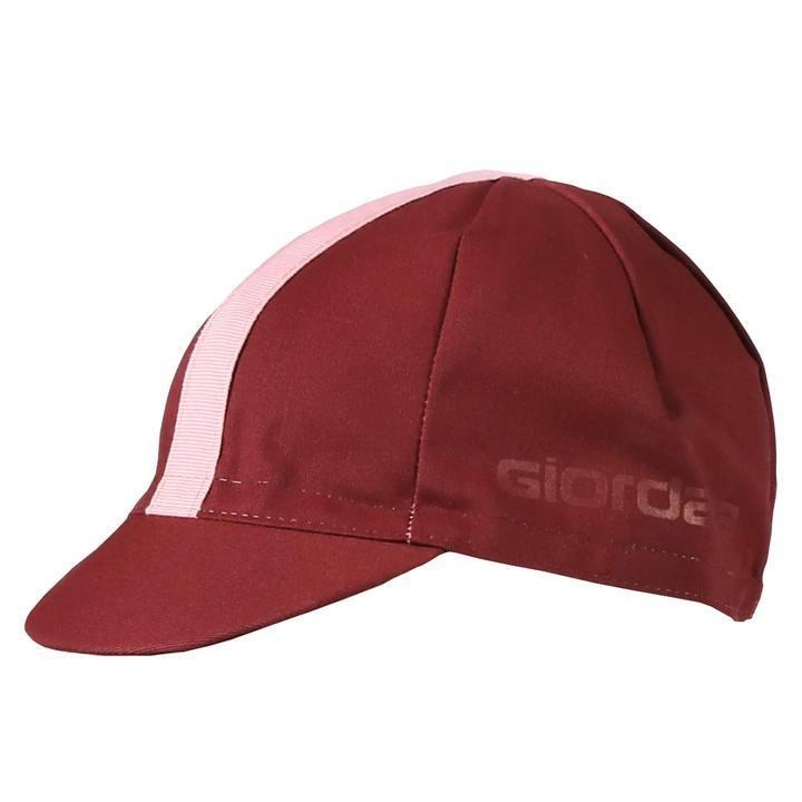 GIORDANA Giordana Cotton Ribbon Cap - Sangria