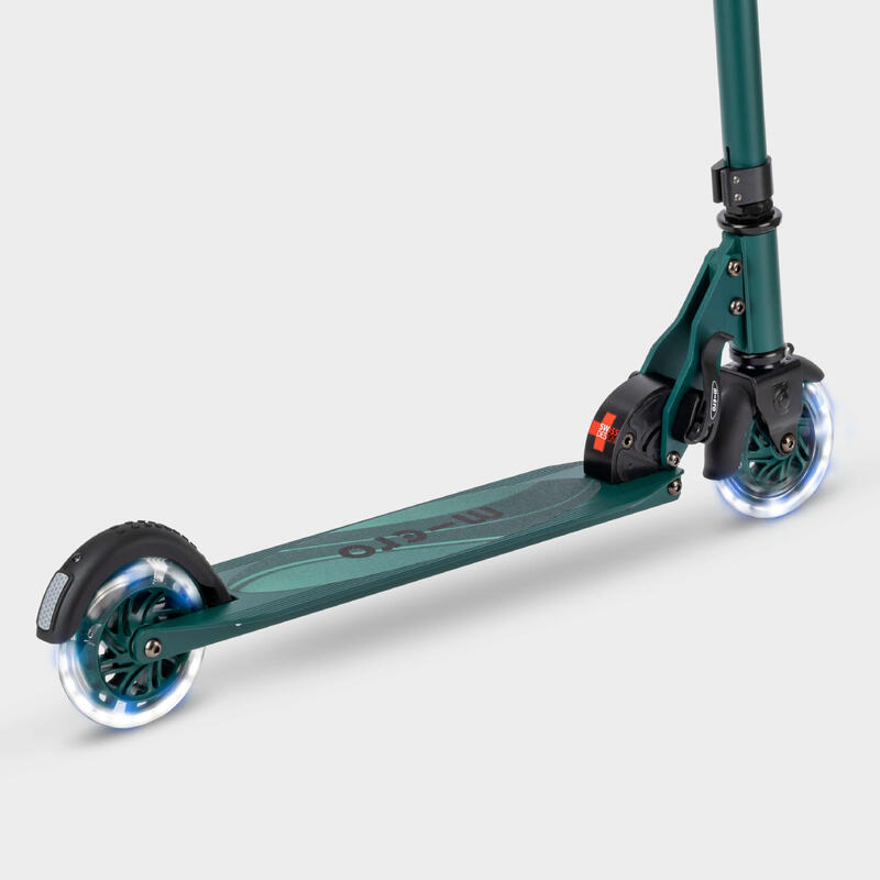 Patinete Scooter  Micro Mini Deluxe LED Glow verde