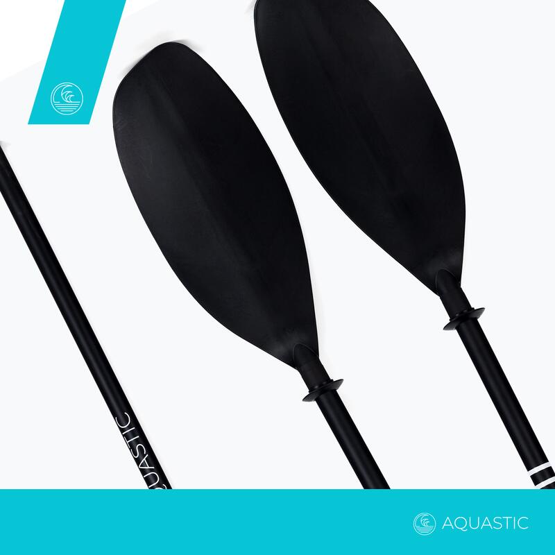 Pagaia per kayak AQUASTIC in 3 pezzi, 200-220 cm