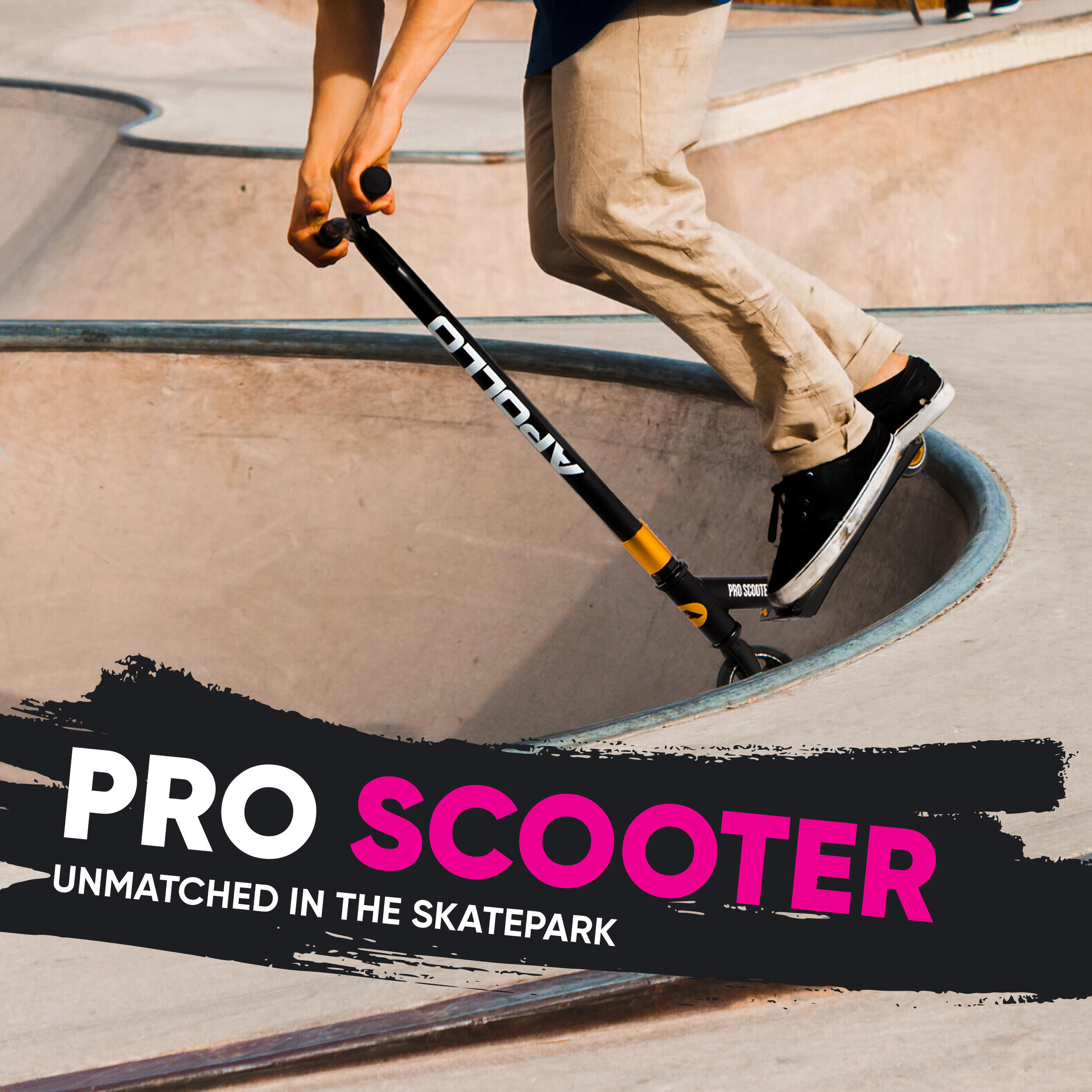 Stunt Scooter 'Eagle' - geanodiseerde pro stuntroller met ABEC 9 kogellagers 7/7