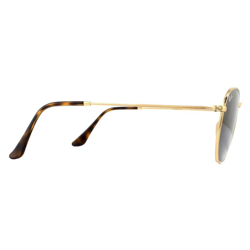 Ray Ban RB3548N zeshoekige gouden zonnebril