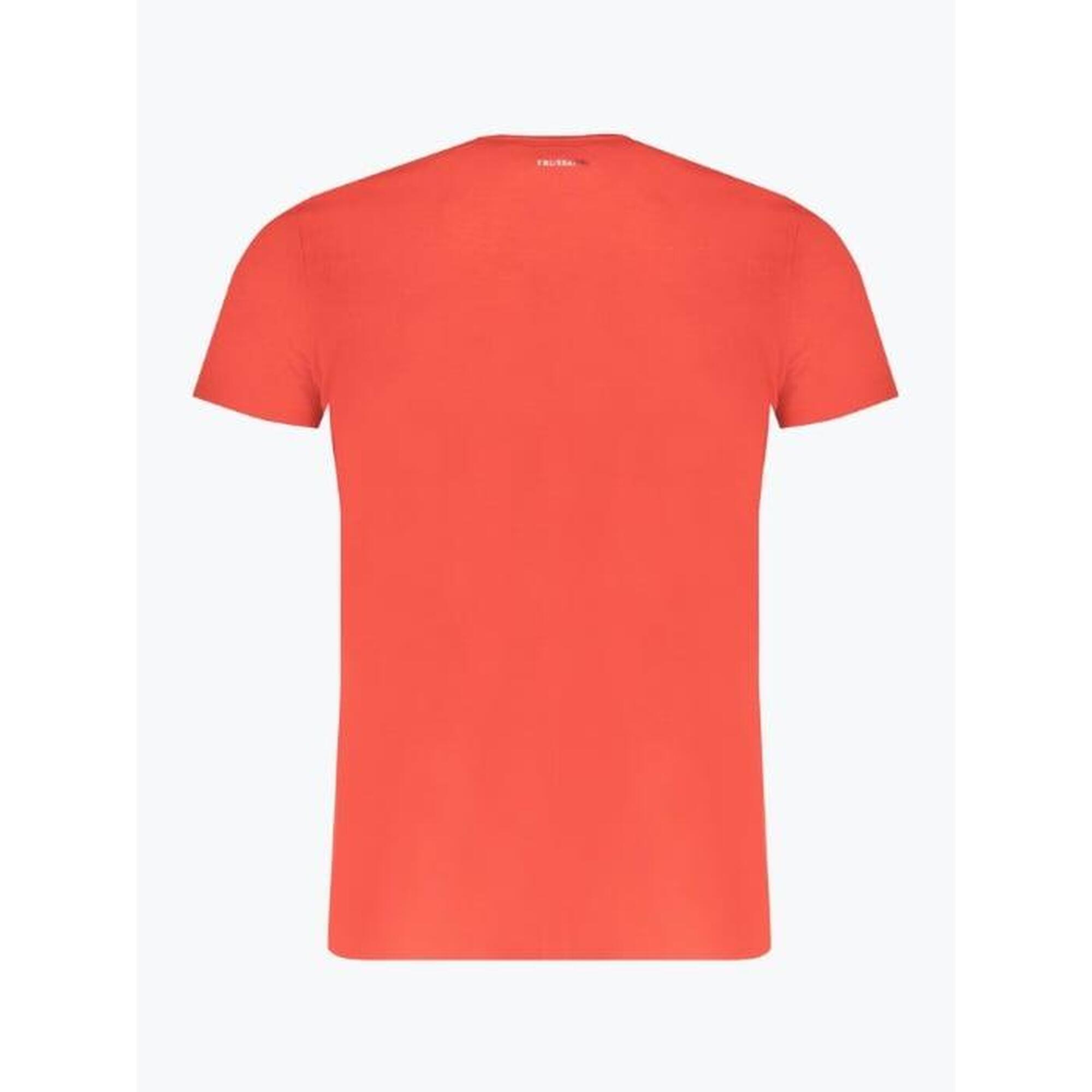Tricou barbati din bumbac cu decolteu la baza gatului, Trussardi