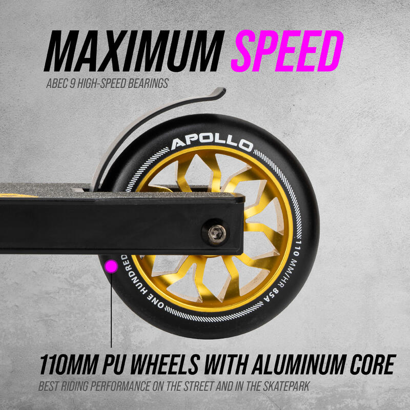 Trottinette freestyle 'Hawk' - Kickscooter freestyle pour enfants et adultes