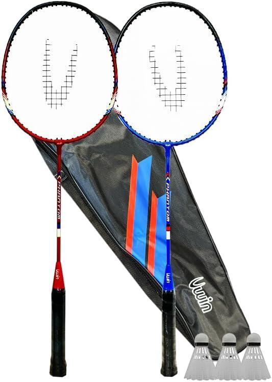 UWIN UWIN - 2 Player Badminton Racket Set, inc Carry Case & Shuttles