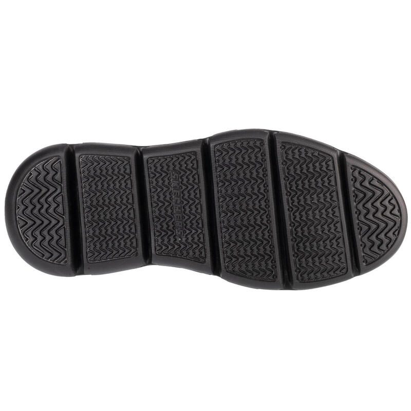 Pantofi Skechers bărbați Slip-ins piele netedă neagră