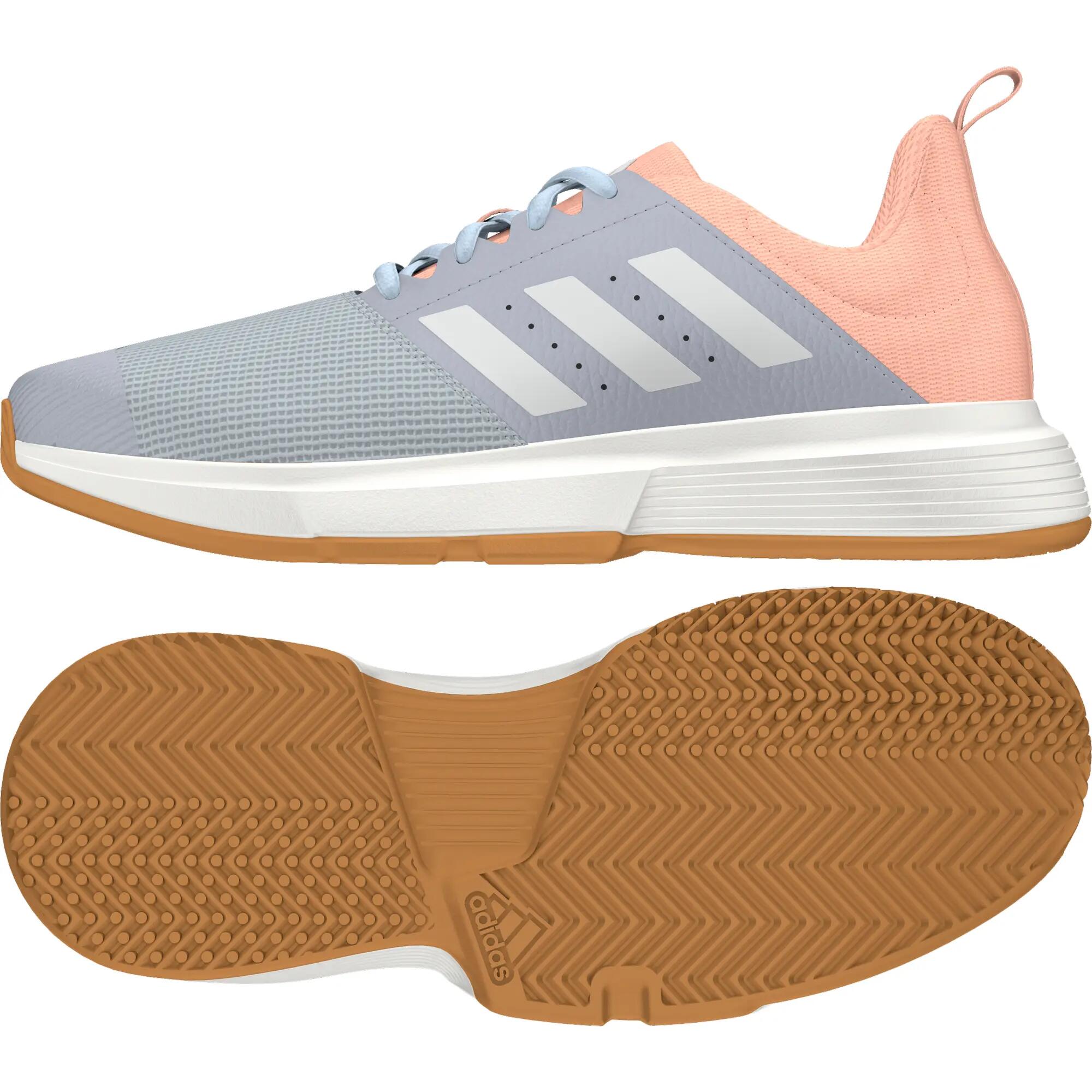 Zapatos deportivos Adidas Essence Mujer Gris Rosa 4/5