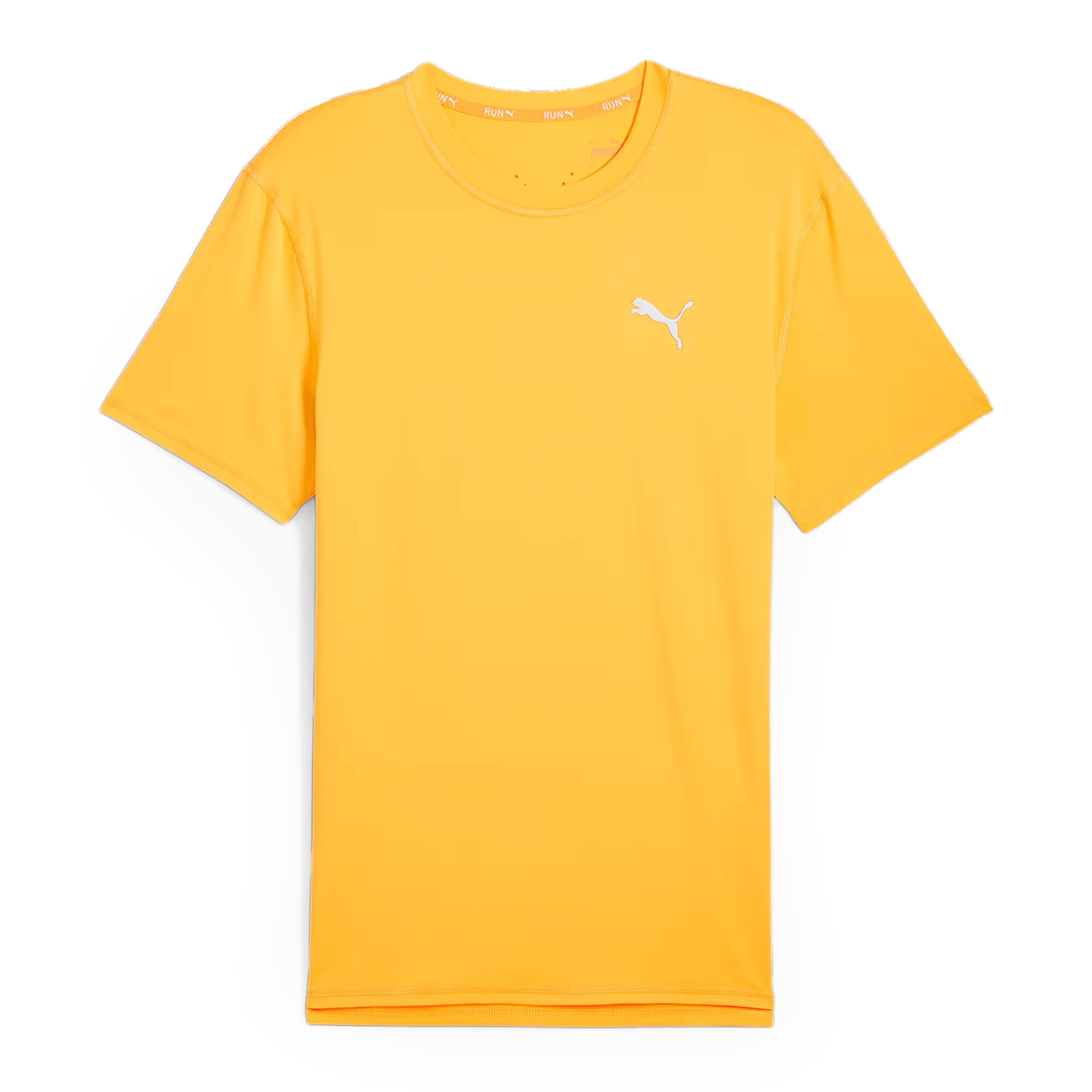 Puma - T-shirt De Running Homme Cloudspun Tee Puma - T-shirt Manches Courtes - Orange - S - Decathlon