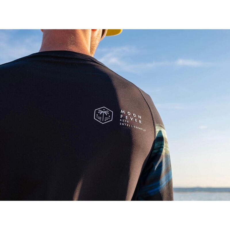 Koszulka do sportów wodnych z ochroną UV męska Aztron Rashguard Moon Fever