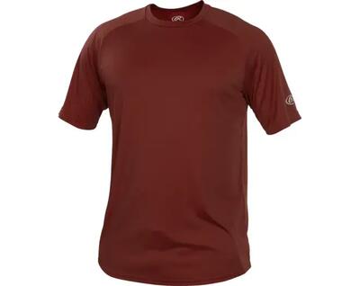 Rawlings rtt crew hals korte mouw m kardinaal