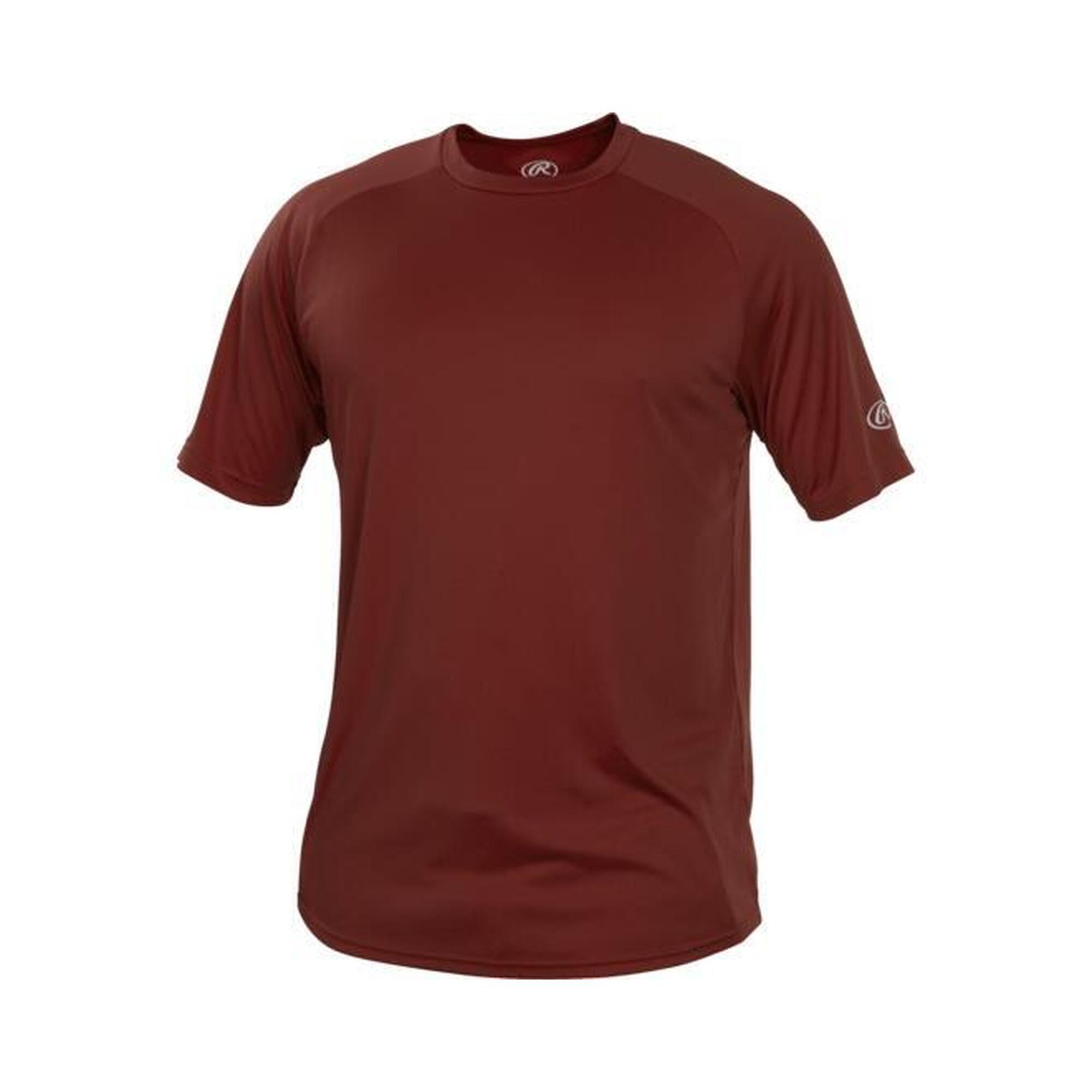 Rawlings - Rawlings Rtt Crew Neck Short Sleeve L Cardinal - T-shirt Manches Courtes - Multicolore|noir|rouge - Grand - Decathlon