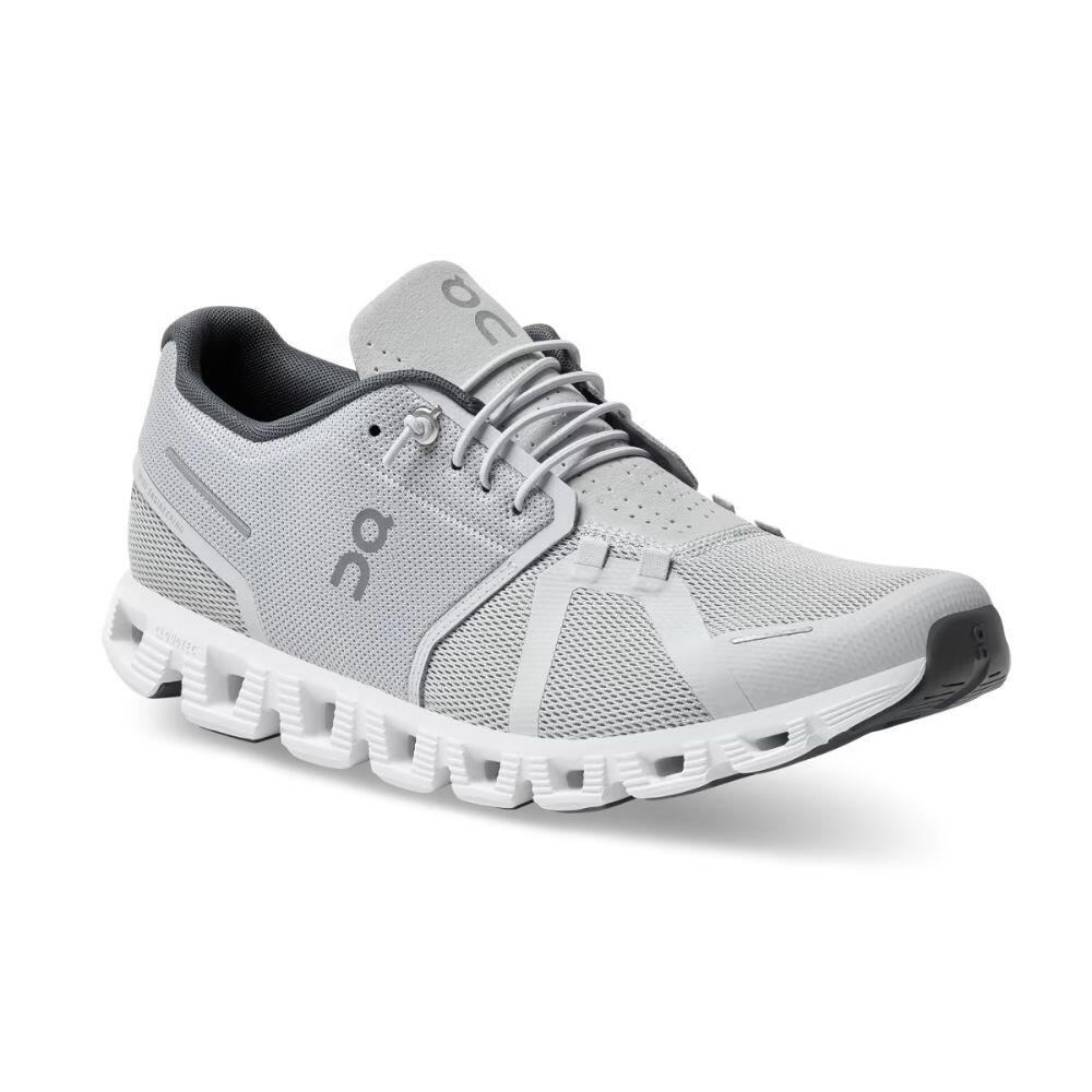 Zapatillas Cloud 5 hombre gris blanco running Hombre Gris On Running 3/5
