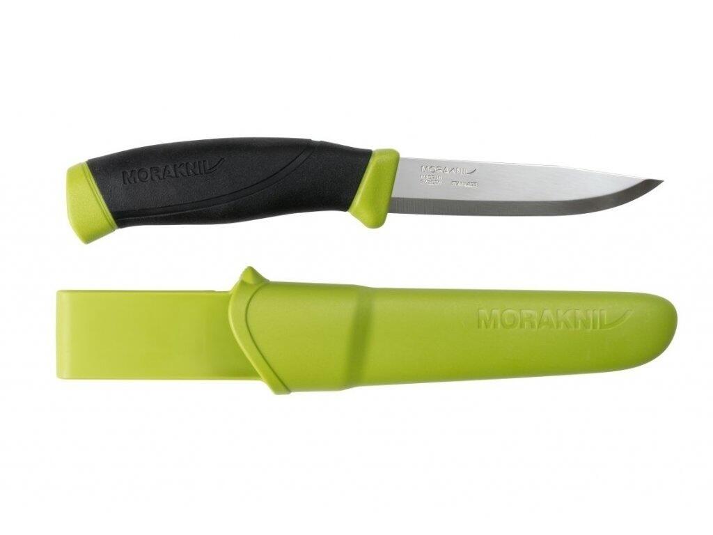 MoraKniv Companion MG Edelstahl-Outdoor-Messer - Leaf Green 3/4