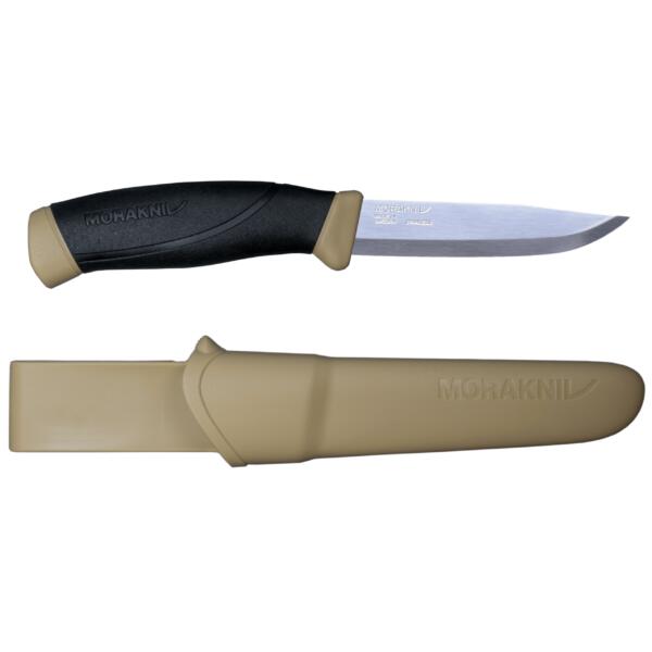 MoraKniv Couteau d'extérieur Companion en acier inoxydable - Désert