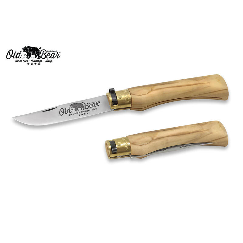 Briceag Old Bear Classic Olive wood, lama 80 mm