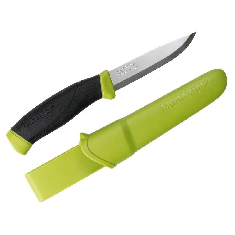 MoraKniv Companion MG Stainless Outdoor Mes - Leaf Green