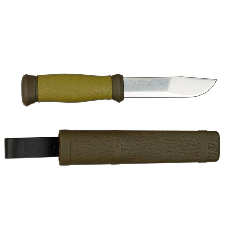 Cutit Morakniv 2000 bushcraft, verde