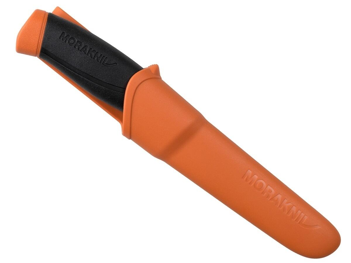 MoraKniv Couteau d'extérieur Companion MG en acier inoxydable - Leaf Orange 3/4