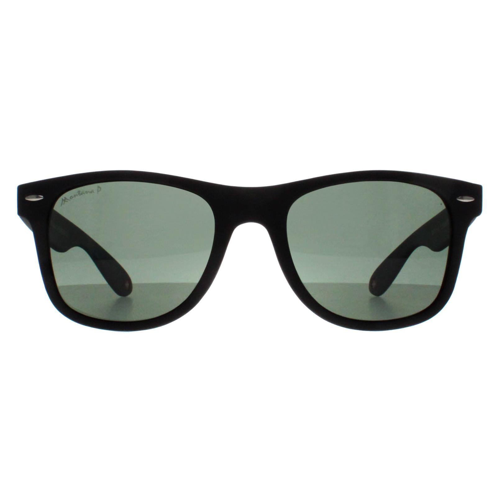 Montana Square Unisex Black G15 Green Polarized MP1A-XL 1/4