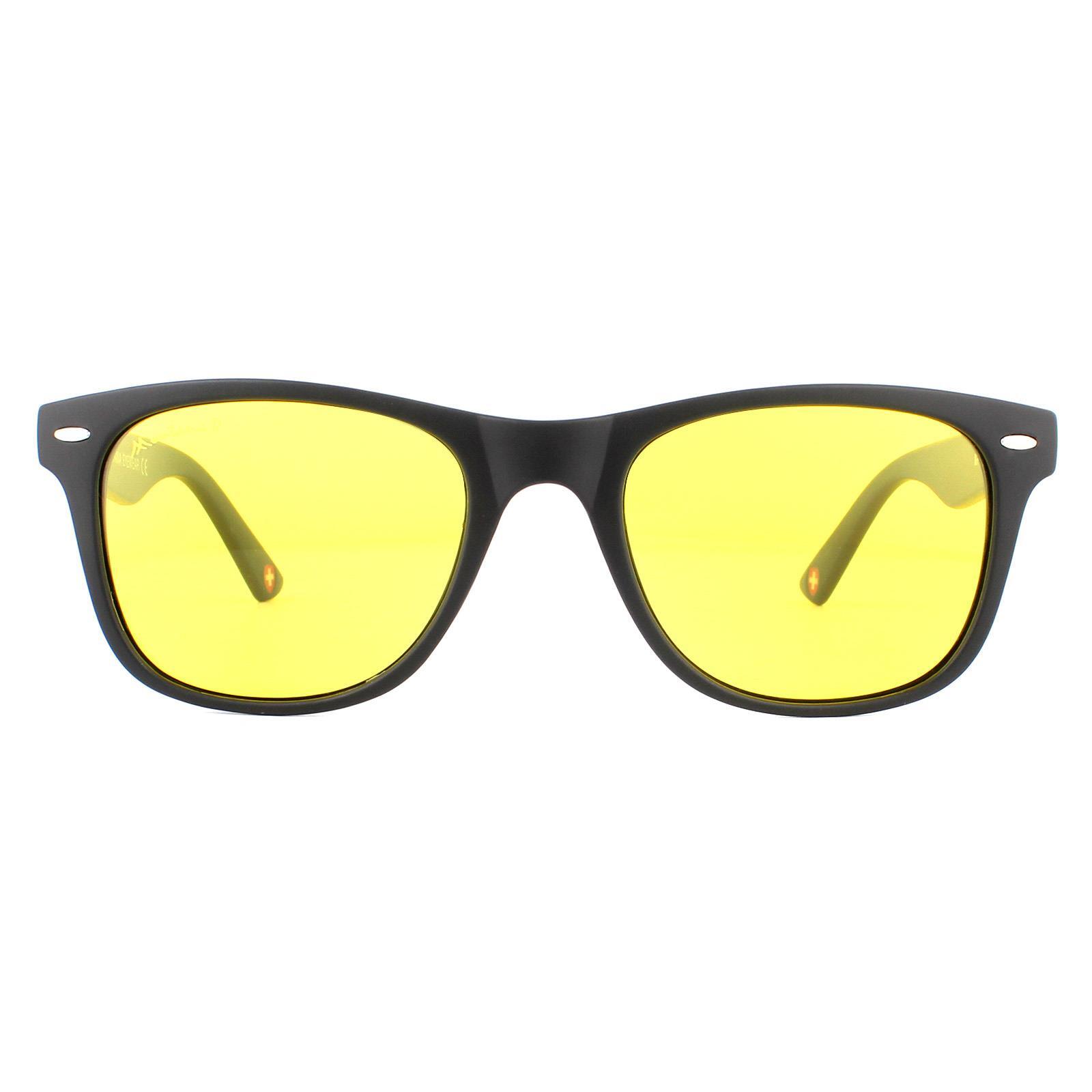 Montana Rectangle Unisex Turtle Yellow Polarized Sunglasses 1/4