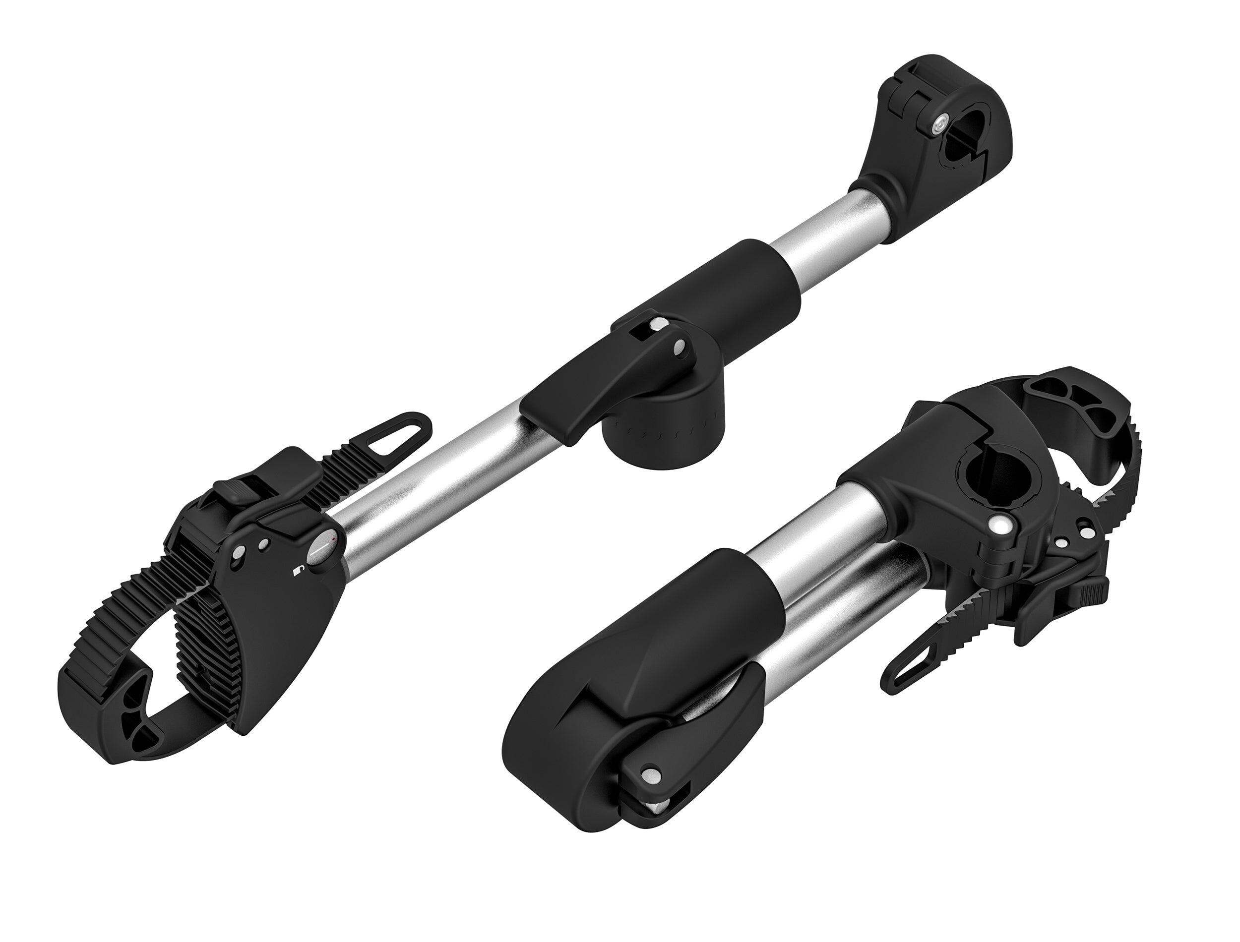 PORTE-VÉLO EUFAB: FIXE-CADRE À STRAP INCLINABLE AMOVIBLE Ø 25 + 30 MM ET ANTIVOL 2/7