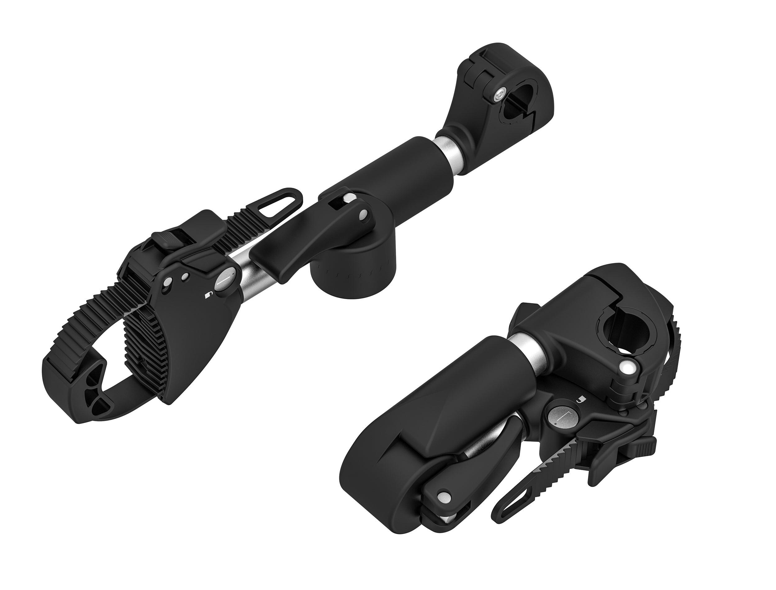 PORTE-VÉLO EUFAB: FIXE-CADRE À STRAP INCLINABLE AMOVIBLE Ø 25 + 30 MM ET ANTIVOL 2/7