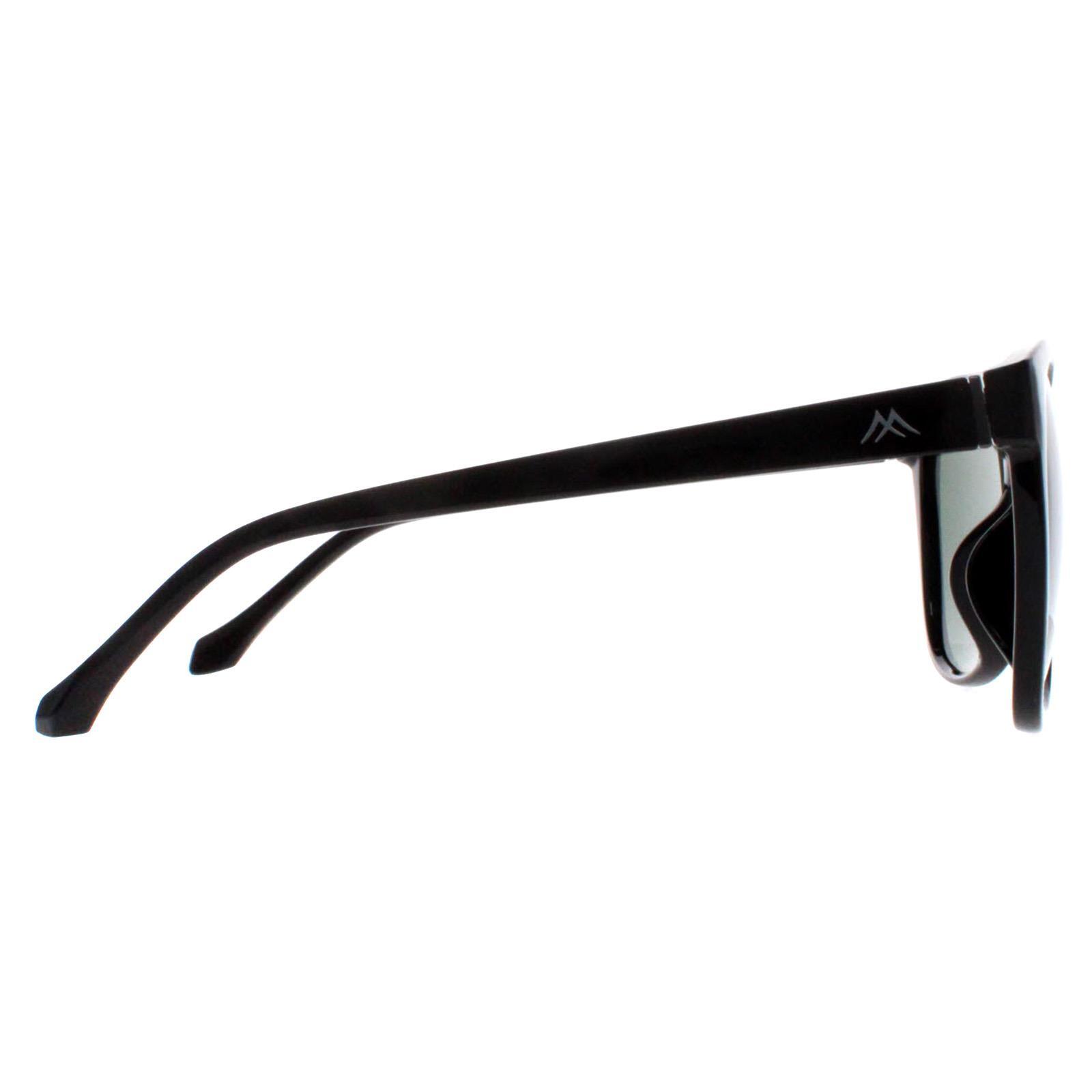 Montana Cat Eye Womens Shiny Black G15 Green Polarized MP74 4/4