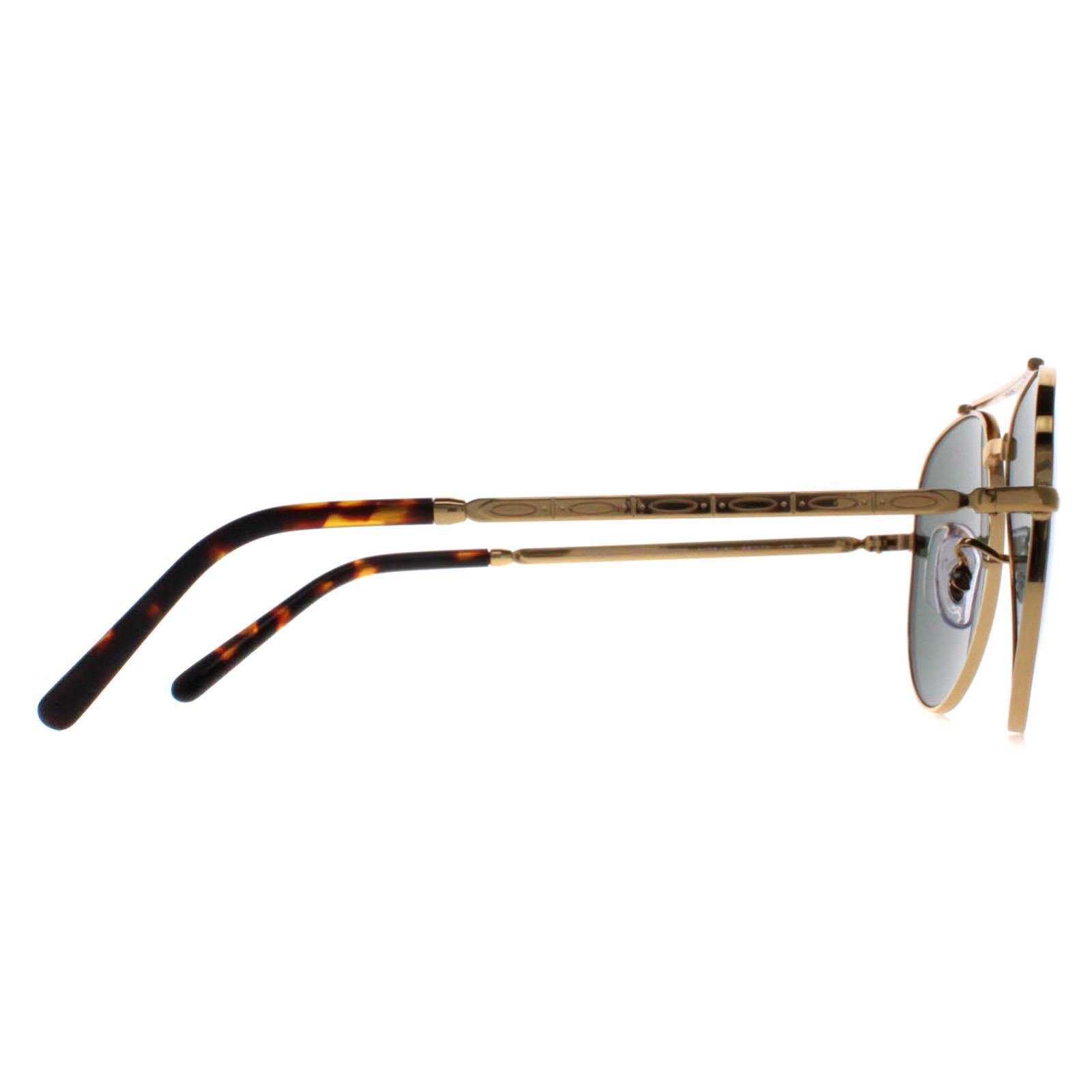 Ray-Ban Aviator Unisex Polished Gold Green RB3625 New Aviator 4/4