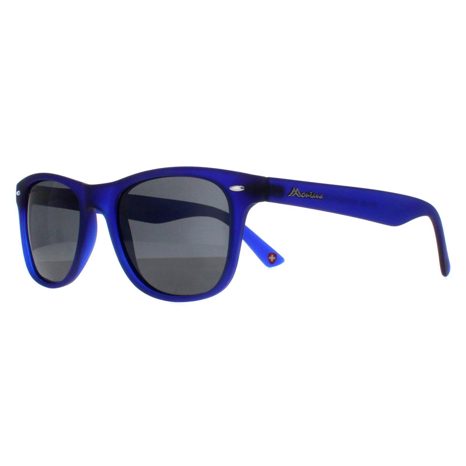 Montana Rectangle Unisex Blue Red Smoke Grey Polarized MP10 2/4