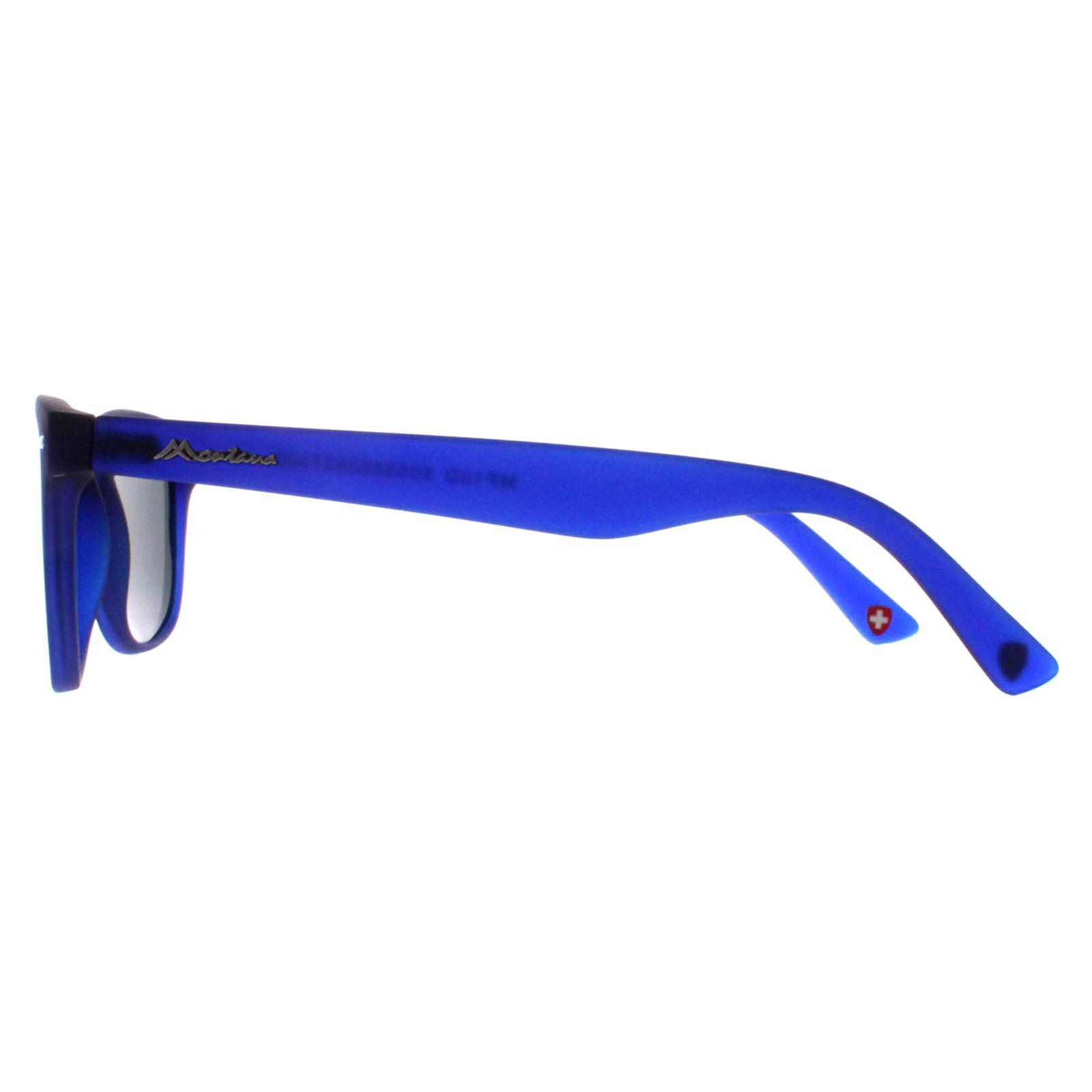 Montana Rectangle Unisex Blue Red Smoke Grey Polarized MP10 3/4