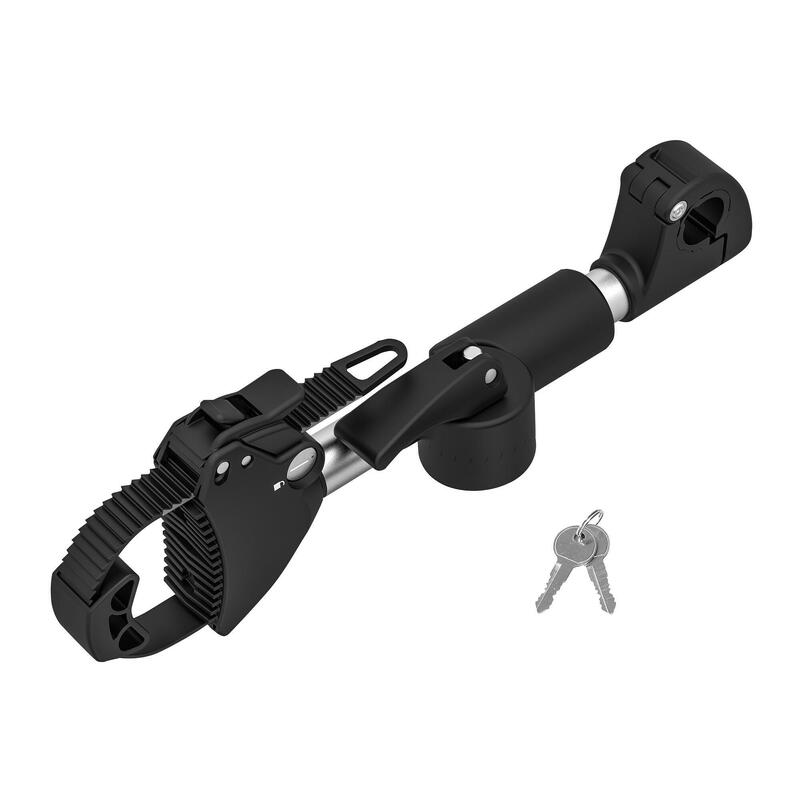 PORTE-VÉLO EUFAB: FIXE-CADRE À STRAP INCLINABLE AMOVIBLE Ø 25 + 30 MM ET ANTIVOL