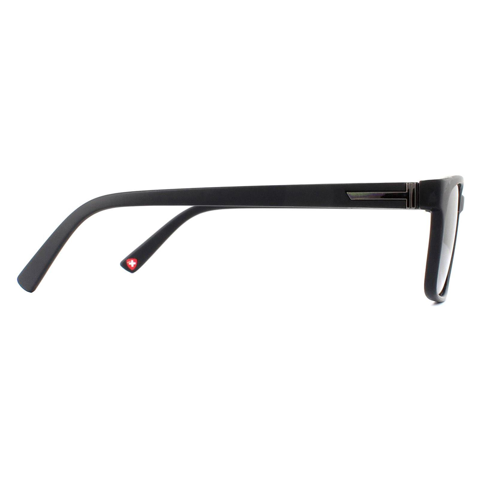 Montana Rectangle Unisex Black Grey Readers +2.00 Sunglasses 4/4