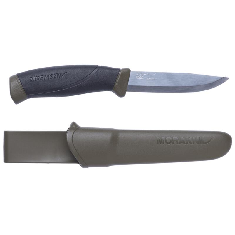 MoraKniv Companion MG Stainless Outdoor Mes - Olijfgroen