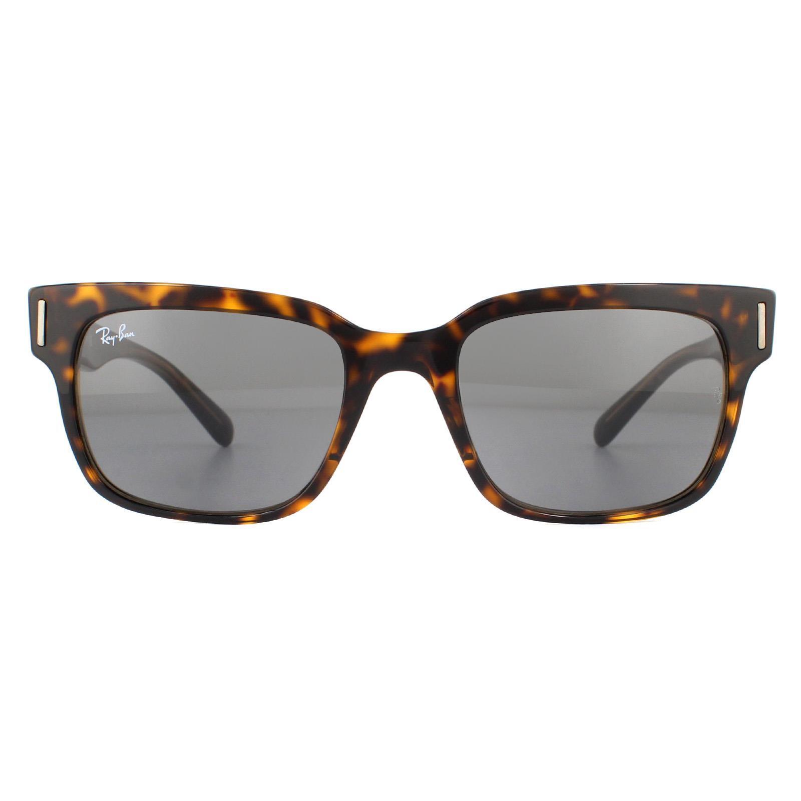 RAY-BAN Ray-Ban Square Mens Tortoise Dark Grey Sunglasses