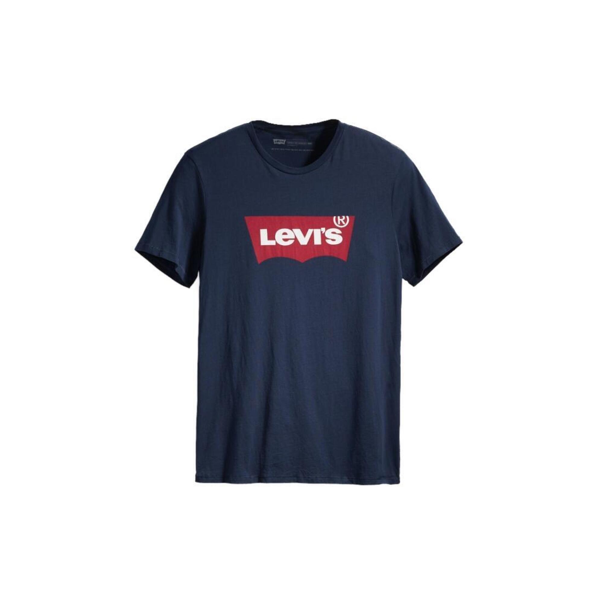 Levi's - T-shirt Hommes Pack De 1 Confortable À Porter-graphic Set-in Neck - Chemise Manches Courtes - Bleu - 40 M - Decathlon