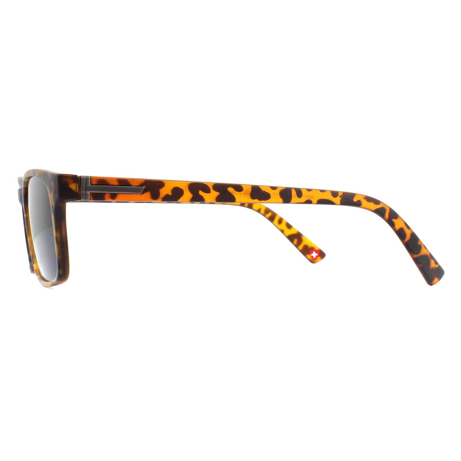 Montana Rectangle Unisex Havana Green Readers +2.00 Sunglasses 3/4