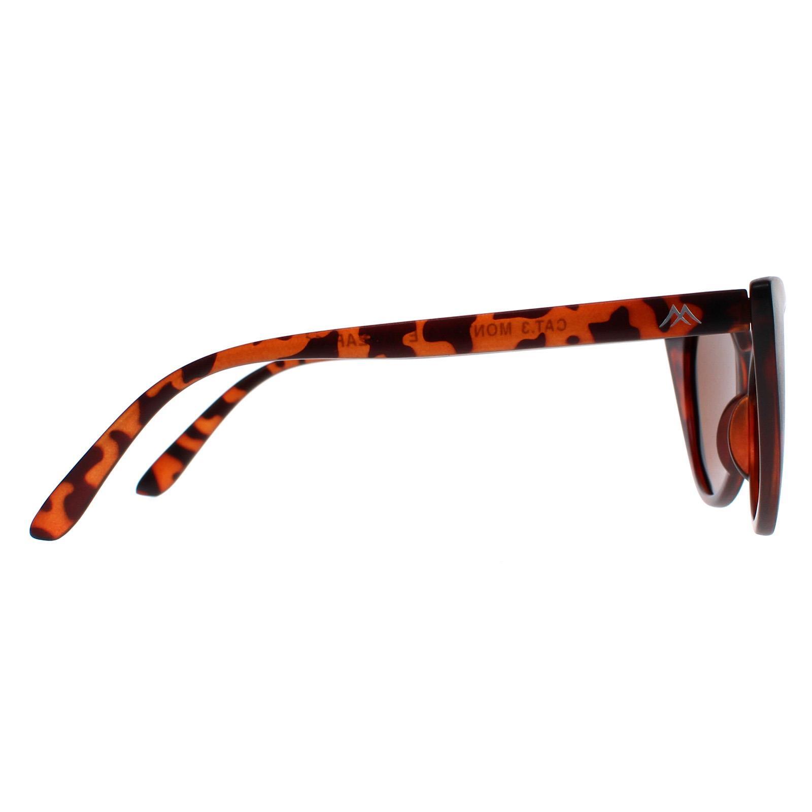 Montana Cat Eye Womens Matte Tortoise Brown Polarized MP71 4/4