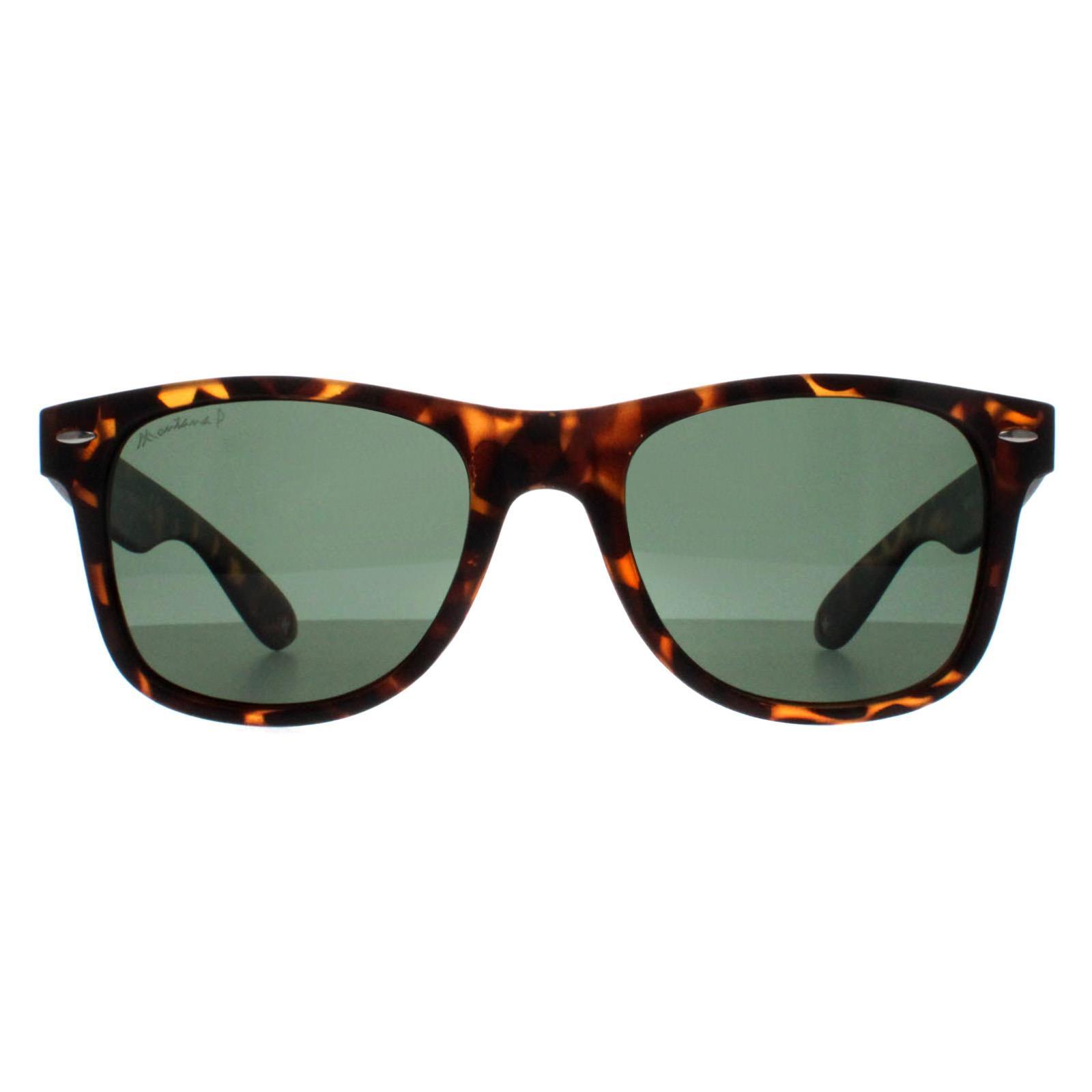 Montana Square Unisex Turtle G15 Green Polarized MP1C-XL 1/4