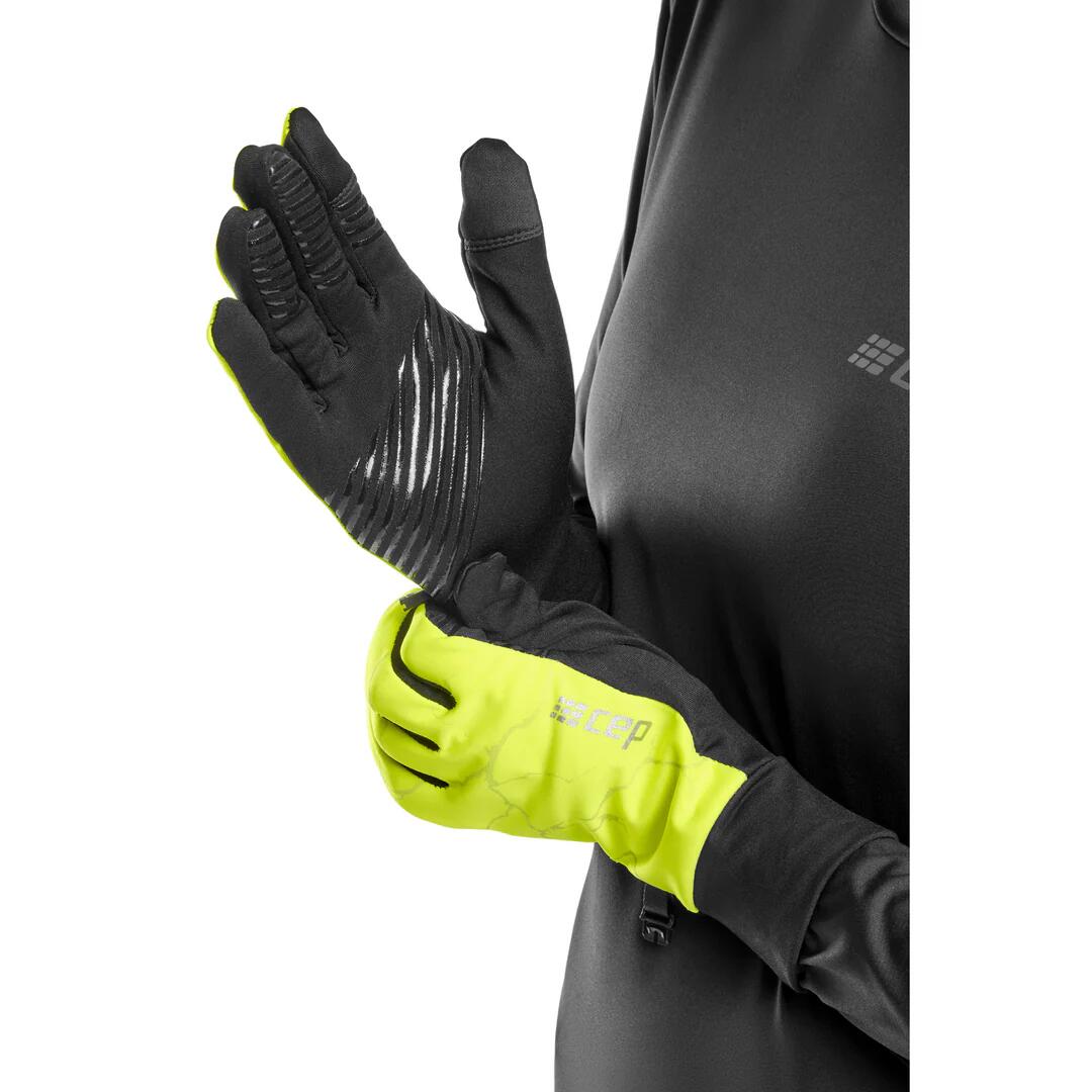 Sportowe rękawiczki odblaskowe CEP Reflective unisex 4/5