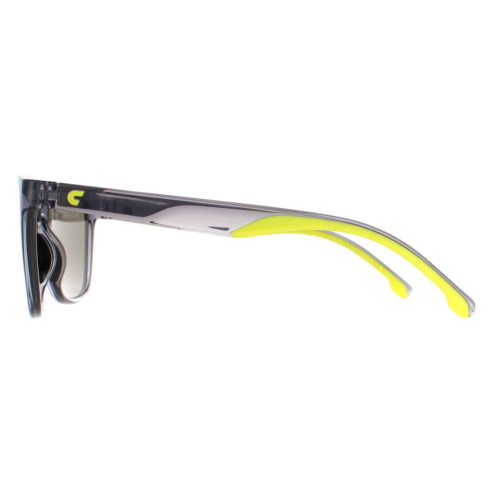 Carrera Square Unisex Grey Green Multilayer Mirror Sunglasses 3/4