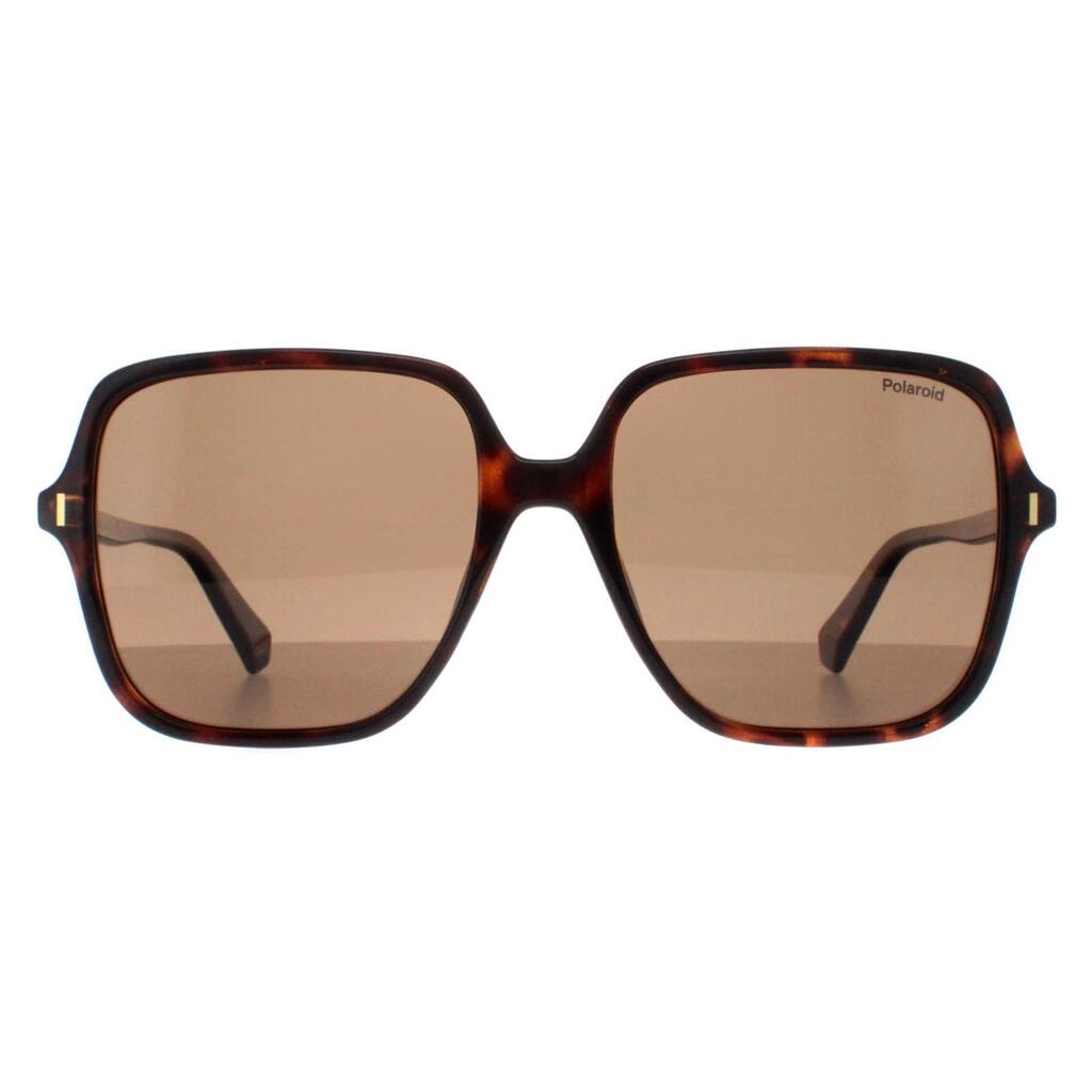 Polaroid Square Womens Havana Bronze Polarized PLD 6219/S