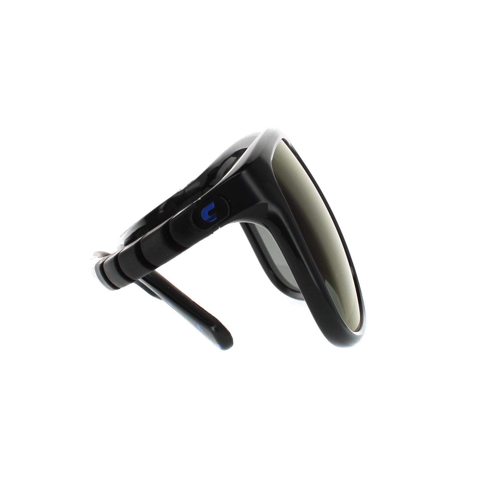 Carrera Rectangle Mens Black Blue Blue Sky Mirror Sunglasses 4/4