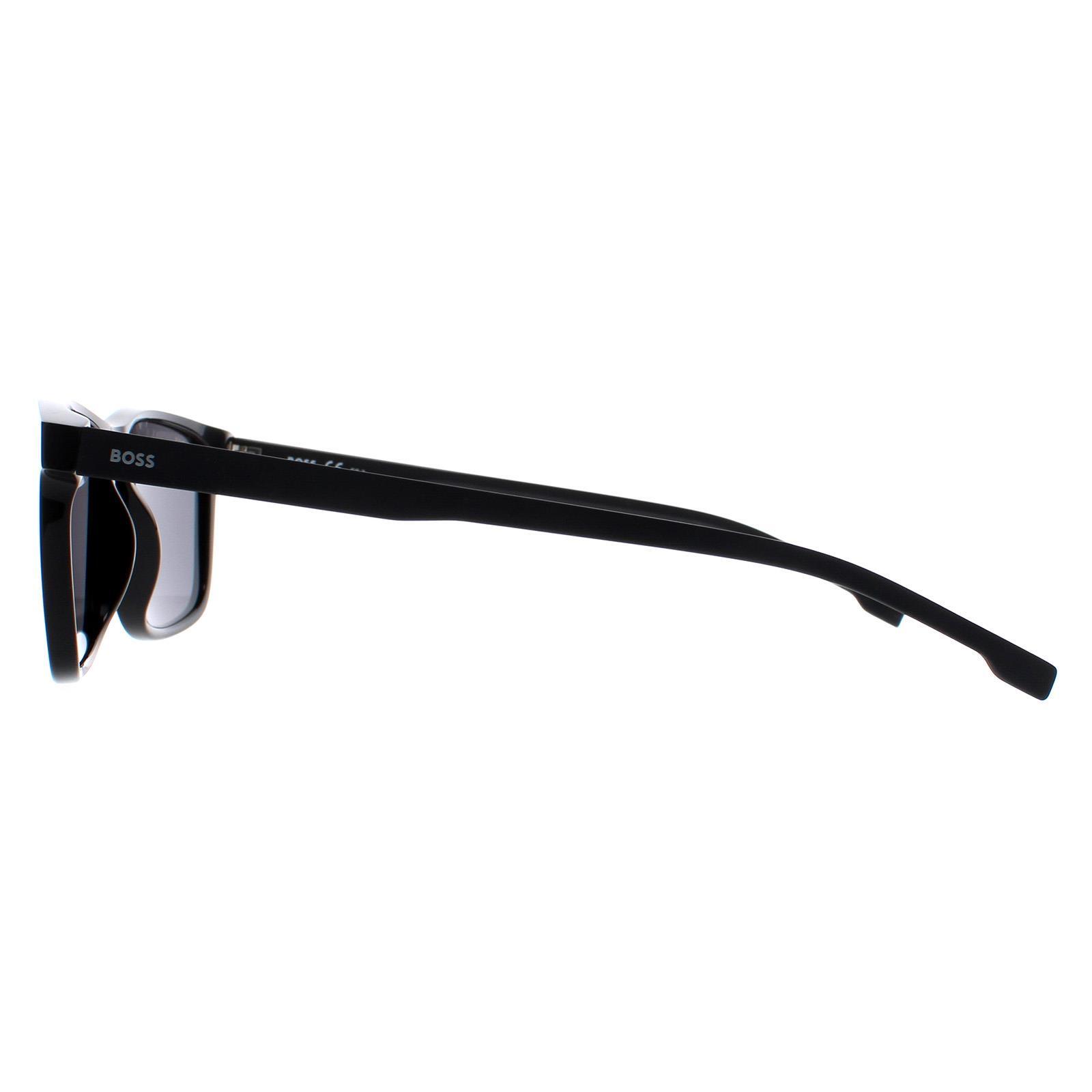 Lunettes de soleil Hugo Boss BOSS-0921-S noir acétate Ø55 mm 3/4
